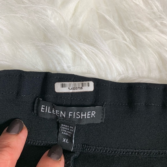 Eileen Fisher Black Pull On Pencil Skirt XL - Picture 3 of 4
